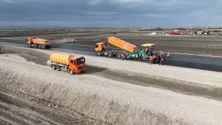 AUTOSTRADA A7 Focsani- Bacau lot 1 Asfaltari zona Garoafa | LIVE