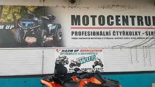 Cforce 850 warmup motocentrum CZ 2018 www.wup.cz