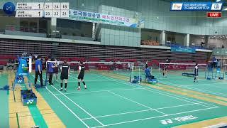 [Live직캠] 여대 준결승_3복 | 한국체대 (박연수/이다윤) vs 군산대 (황현정/박지윤) / 2020전국봄철종별 배드민턴리그전