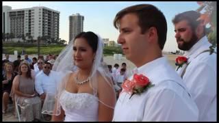 The Wedding of Ciera and Jesse at South Padre Island.