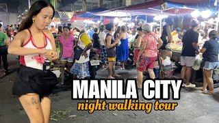 Night walking tour at divisoria Manila Philippines [4k]