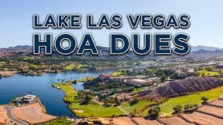 What's the REAL Cost of Lake Las Vegas HOA Dues Revealed