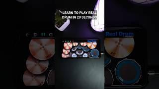 LEARN TO PLAY REAL DRUM IN 20 SECONDS 