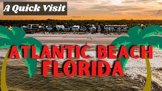 Atlantic Beach, Florida | SAW MY FIRST EAST COAST FISH! | A walk on the beach and MORE!