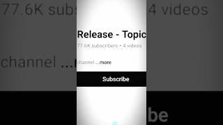 Release-topic Unknown channel