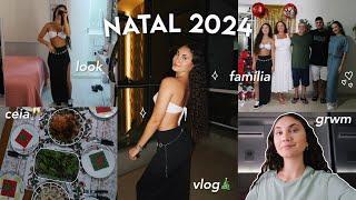 vlog: meu natal de 2024  *grwm, família e muita comida kkkkkk*