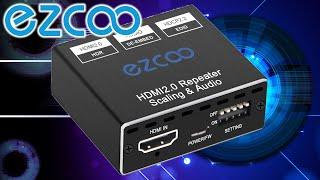 ezcoo HDMI Audio Extractor [4K@60 Hz 4:4:4, HDCP 2.2, HDR] Embed SPDIF Optical 5.1CH