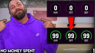 The Road To 99 Overall In Madden 25! [No Money Spent #1]