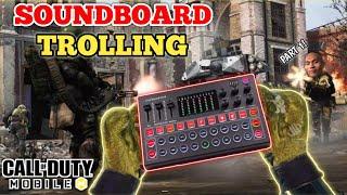 TROLLING CODM PLAYERS WITH MY SOUNDBOARD!  | CALL OF DUTY MOBILE