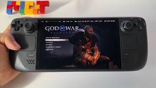 God of War Ragnarok | Steam Deck OLED handheld gameplay | Steam OS