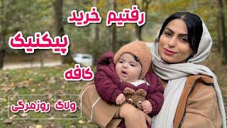 پیکنیک با خانواده ی شوهرم | رفتم خرید وسایل ارزون |جنگل پاییزی و ولاگ روزمرگی