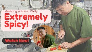 "Epic Mukbang: Slow-Cooked Wild Boar with Brahmi Leaf Chutney Featuring Fresh King Chilly!"