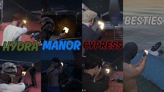 Hydra vs Manor vs Cypress vs Besties At Cargo Ship (Multi POV) | NoPixel 4.0 GTA RP