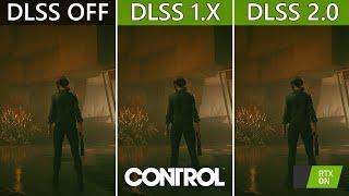 Control DLSS OFF vs DLSS 1.x vs DLSS 2.0 - Image Quality | Performance Comparison | 1080p 1440p 4K