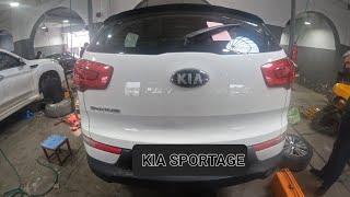 замена сайлентблока заднего нижнего рычага киа спортейдж 2013 ... kia sportage 2013