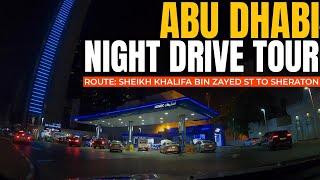 Abu Dhabi City Driving Tour Part 2 Night Drive Tour to Sheraton