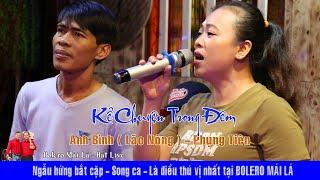 Kể Chuyện Trong Đêm | Anh Bình Lão Nông & Phụng Tiên | Bolero Mái Lá - Hát Live