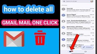 how to delete all mails in gmail ll how to delete all mails in gmail in one click @BeTech7