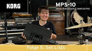 KORG MPS-10 Praxis-Workshop: Set Lists & Smooth Sound Transition