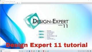 Design Expert 11 tutorial | response surface methodology | model development | optimization| RSM