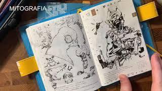 My Daily Sketch Book / Hobonichi Techo - Art Kenneth Rocafort / MITOGRAFIA