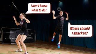 How To Attack In Mixed Doubles - Badminton Tactics You Need To Know