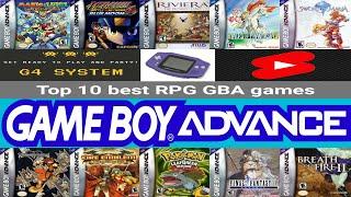 top 10 best RPG GBA games #Shorts