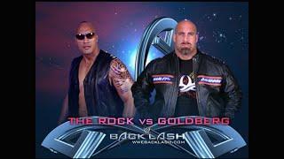 Story of The Rock vs. Goldberg | Backlash 2003