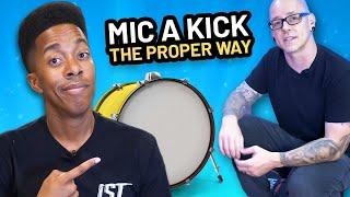 Linkin Park Engineer Shows How To Mic A Kick Drum