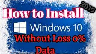 How To Install Windows 10 By Using BOOTABLE PENDRIVE Without Data Loss | Windows10 Installation 2020