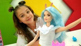 Игры одевалки - Создаем Инстаграм для Барби - Видео для девочек