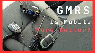 GMRS Range Comparison Mobile vs Handheld inside and outside car