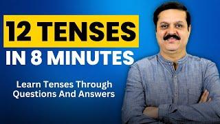 Master 12 English Tenses In 8 Minutes| English Tenses Made Easy| Practical Way To Learn Tenses