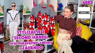 STYLIZACJE Z SECOND HANDU | LUKSUSOWE zakupy z ZALANDO #883