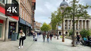 4K UHD | Nottingham (United Kingdom)  Walking Around The City ‍️ | 2021 Virtual Tour