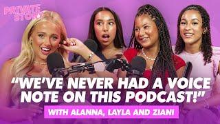 TikTok STARS Layla, Ziani & Alanna talk school, handling HATE & Peppa Pig ‍️ | Private Story