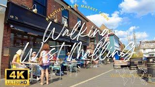 Walking West Malling 4K HD | Beautiful Kent Market Town | August 2022