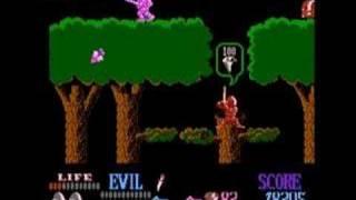 Wizards and Warriors NES - Gameplay