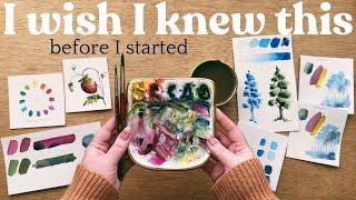 5 things I wish I knew before I started watercolor