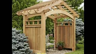 Top 70 + Diy Wood Garden Arbors you can Build | Diy Backyard Garden landscaping ideas