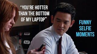 Karen Gillan & John Cho on Selfie (2014) - Funny moments - Romantic comedy