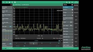 Trace recording and playback with Anritsu Field Master spectrum analyzers