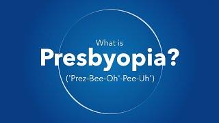 What is Presbyopia?  Spoiler Alert: It happens to everyone around 40!