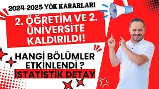 YÖK: 2. ÖĞRETİM/2.ÜNİV. KALKTI ! HANGİ BÖLÜM ETKİLENDİ? #yks2024 #ykskoçluk #yks #yks2025 #ykstercih