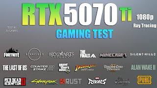 RTX 5070 Ti : Test in 20 Games At 1080p With Ray Tracing