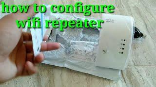 How to Configure WiFi Repeater wireless-n WiFi / WiFi Extender and setup tutorial