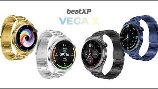 beatXP Vega X Metal Smartwatch -  1.43" Super AMOLED Display Smartwatch with BT Calling