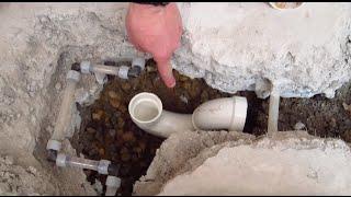 How to Install Shower Drain Pipe Part 1