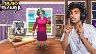 CAN I RESCUE CAT FROM SCARY TEACHER | SCARY TEACHER 3D GAMEPLAY