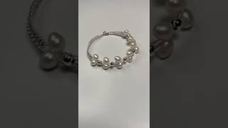 Handmade jewelry diy pearl bracelets#pearl #diybeads #diy #diyjewelry #gift #craft#jewelry #bracelet